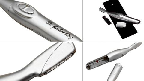 BI FEATHER KING Super Hair Remover Trimmer 45 min Runtime 4 Length Settings (Silver) - Image 3