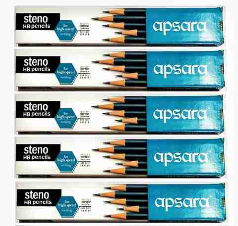 APSARA Steno HB Pencil Pack of 5 Boxes - Image 5