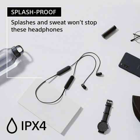 Sony WI-C100 Bluetooth Headset (Black, In Ear) - Image 8