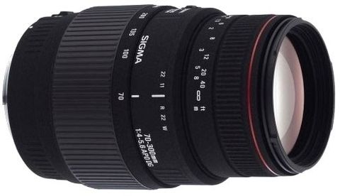 SIGMA 70 - 300 mm F4-5.6 APO DG Macro Telephoto Zoom Lens - SIGMA