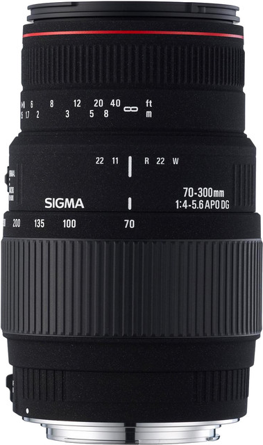 SIGMA 70 - 300 mm F4-5.6 APO DG Macro Telephoto Zoom Lens - SIGMA