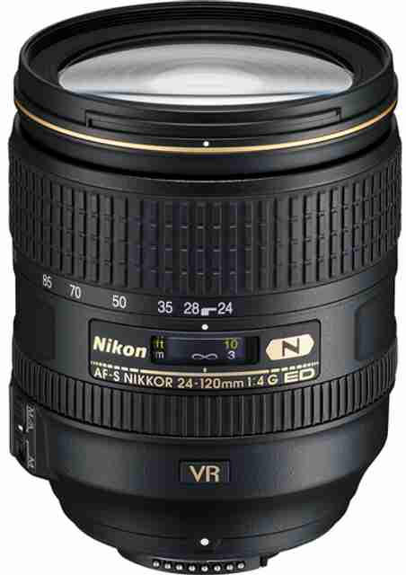 NIKON AF-S NIKKOR 24 - 120 mm f/4G ED VR Telephoto Zoom Lens