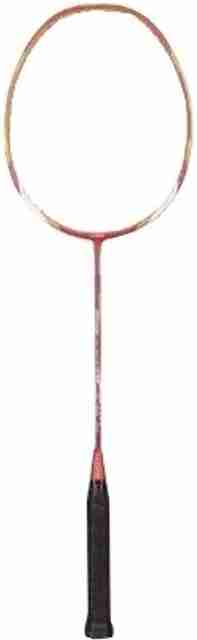 LI-NING Woods N 90 II S-Type Red, Gold Unstrung Badminton Racquet