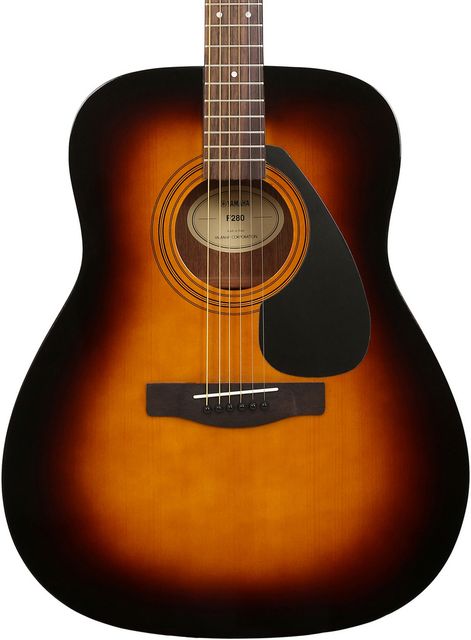 Yamaha F280TBS Acoustic Guitar, Rosewood, Brown - Image 6