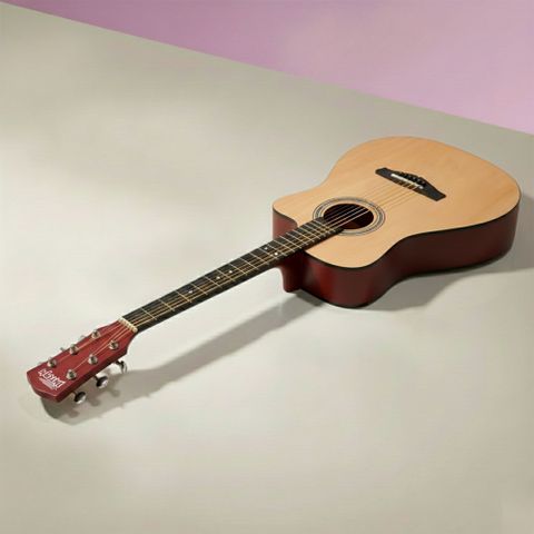 intern INT-38C-NT Acoustic Guitar Linden Rosewood - Image 8