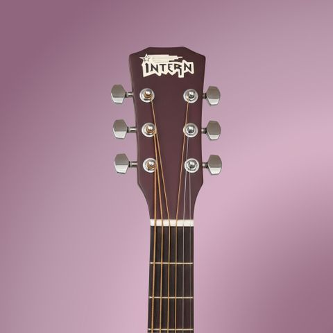 intern INT-38C-NT Acoustic Guitar Linden Rosewood - Image 7