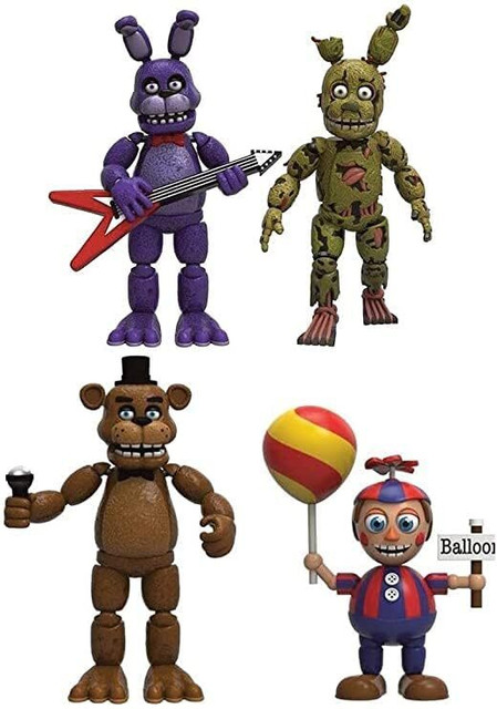 Five Nights At Freddy's Action Figures Five Nights At Freddy's FNAF Articulated Action Figure Parts Lot‎ A 