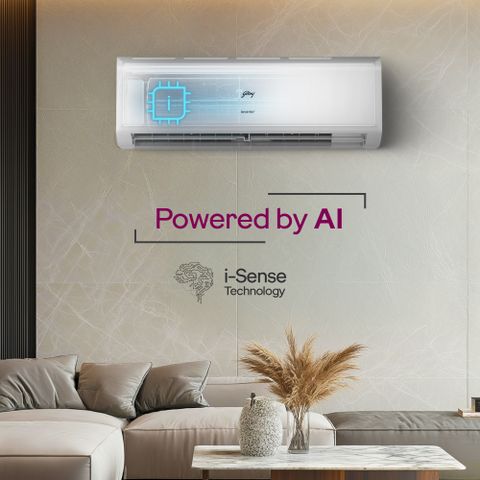 Godrej 2026 Model 1.5 Ton 3 Star Split Inverter with 5-in-1 convertible | AI Powered| Heavy Duty Cooling at 52 degree celsius|i-Sense technology AC (HIC 18Q3TH, White) - Image 8