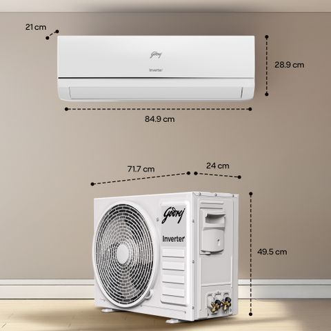Godrej 2026 1 Ton 3 Star Inverter AC, White - Image 7