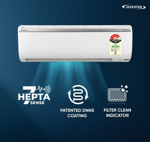 Daikin 2026 Model 1.42 Ton 4 Star Split Inverter AC (FTKP50XV16VKA+RKP50XV16VKA, White) - Image 7