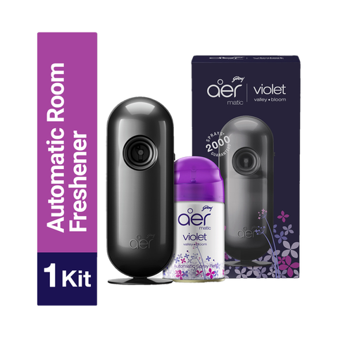 Godrej Aer Matic Violet Valley Bloom 210ml - Image 5