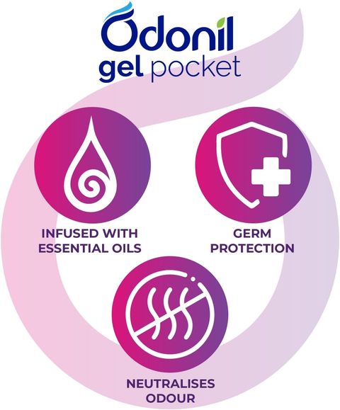 Odonil Bathroom Air Freshener Gel Pocket -30g (10gx3) |Instant & Long Lasting Fragrance Blocks Bathroom Air Freshener Gel Pocket -30g (10gx3) |Instant & Long Lasting Fragrance (30 g) - Image 7