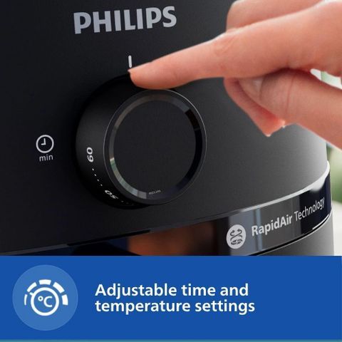 PHILIPS NA120/00 with uses up to 90% less fat, 1500W, with Rapid Air Technology Air Fryer (4.2 L) - Image 8