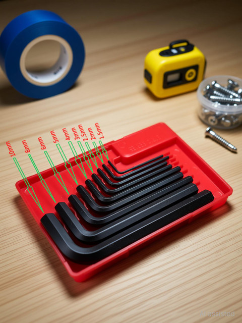 Inditrust new Heavy Duty Box Anchor Hex allen key set of 9pc Allen