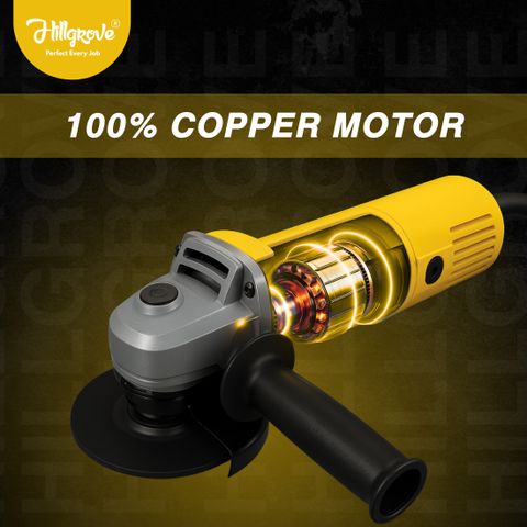 Hillgrove HGCM1430M1 850W Angle Grinder 100mm - Image 8