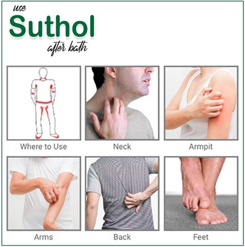 BOROLINE SUTHOL Neem 200 ml X 3 | Stops Irritations, Prickly Heat, Itching Antiseptic Liquid (200.0 ml x Pack of 3) - Image 8