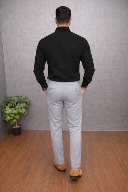 jumi enterprise Men Cotton Blend Shirt Pant Set - Image 4