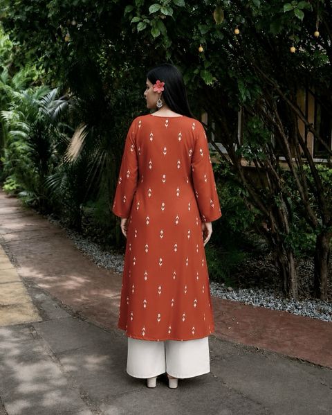 SEAKART Women Viscose Rayon Kurta Palazzo Set - Image 5