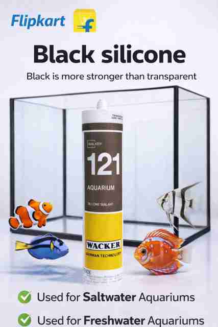 wacker Fishkings Black 121 Silicone Aquarium Sealant Price in
