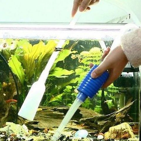 Water Area Aquarium Siphon Gravel Cleaner Manual Water Pump - Image 7