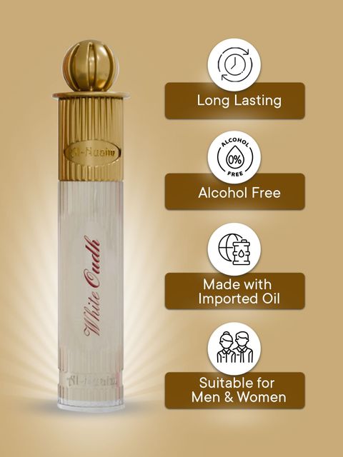 Al Nuaim White Oud 6ml Natural Floral Attar - Image 8