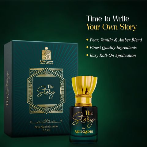 Adilqadri The Story Attar For Men & Women French Notes Long Lasting Roll On Attar Perfume Floral Attar (Amber) - Image 7
