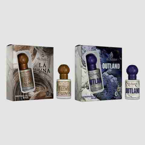 Al-Nuaim Outland & La Luna Portable Perfume Oil for Travel Grooming and Everyday Freshnes Floral Attar (Natural) - Image 5