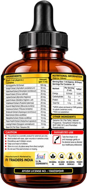 Playmore African Herbs 25 Super Herbs Oil 30 ml for Men 633 (30 ml) - Image 7