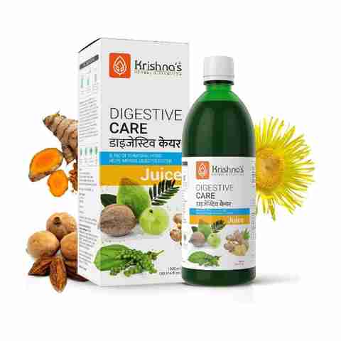 Krishna's Herbal & Ayurveda Digestive Care Juice | Relieves Bloating & Digestive Disorders (1 L) - Image 5