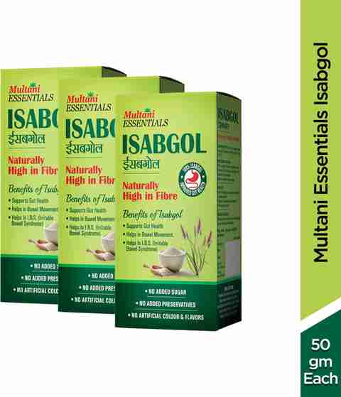 Multani Essentials Isabgol Psyllium Husk Powder, 3 x 50g - Image 5