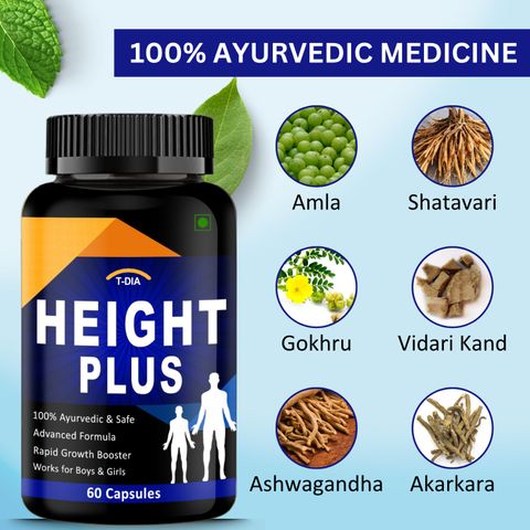T-DIA Height Increase Medicine Capsules (60 Count) 60 Capsules - Image 7