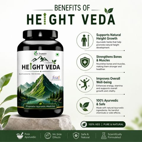 Dr.TrueSkin Height Veda Height Growth Formula 150g - Image 7