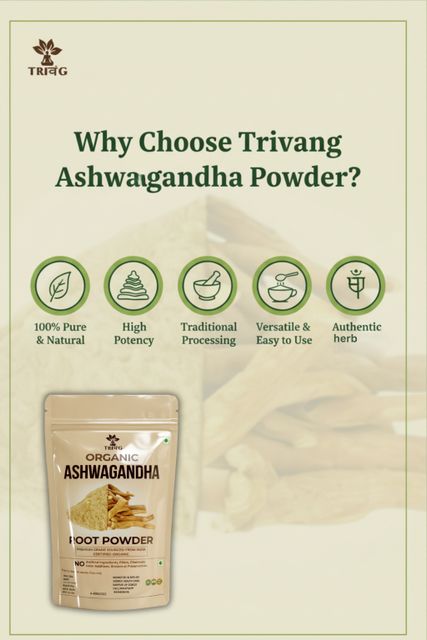 Trivang 100% Natural Ashwagandha Powder 100g - Image 4