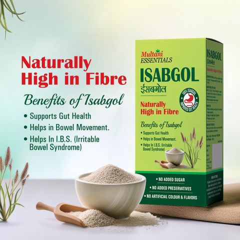 Multani Essentials Isabgol Psyllium Husk Powder, 3 x 50g - Image 8
