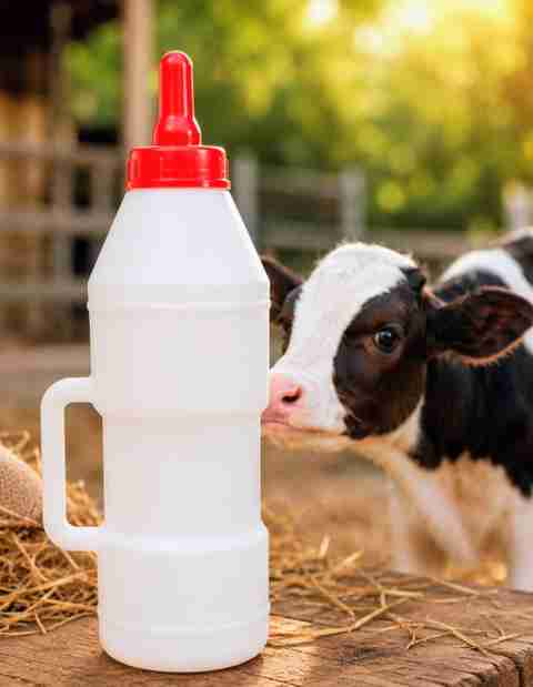 AWESOME STORE 2.5L Calf Feeding Bottle White - Image 4