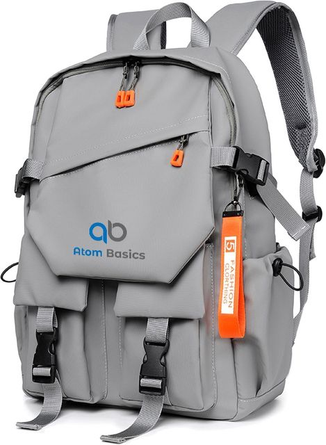 Atom Basics 39L Laptop Backpack Grey - Image 6