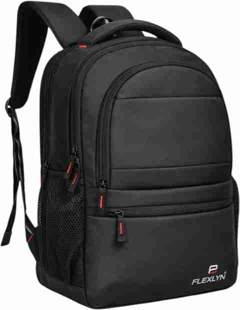 flexlyn Large 36L Laptop Backpack for Men, Black - Image 5