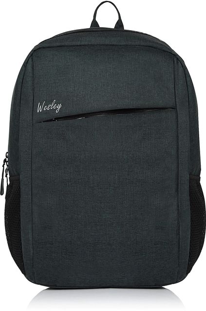 WESLEY Medium 25L Laptop Backpack Mile Black - Image 7