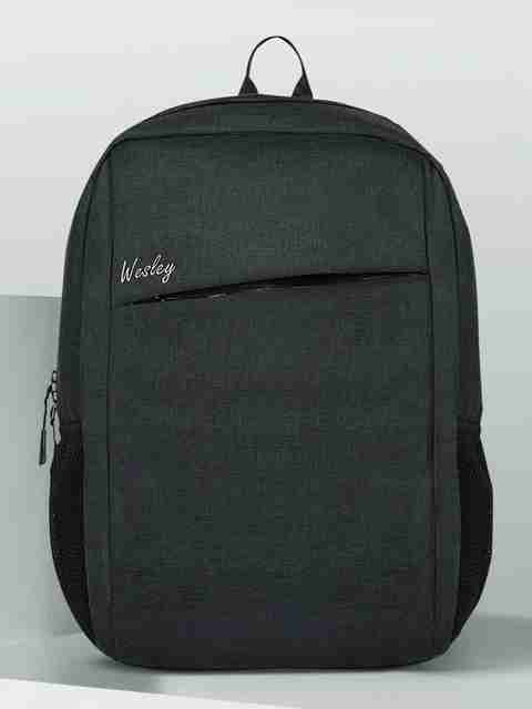 WESLEY Medium 25L Laptop Backpack Mile Black - Image 5
