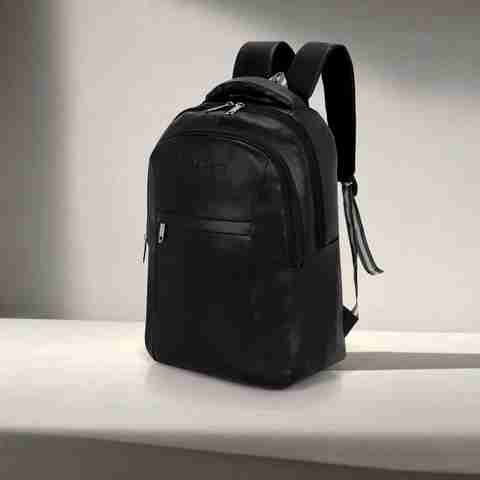 Maxcarry Large 40L Black Leather Backpack - Image 5