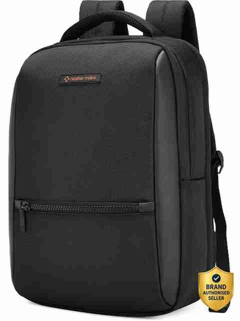 NASHER MILES Medium 24L Laptop Backpack Black - Image 5