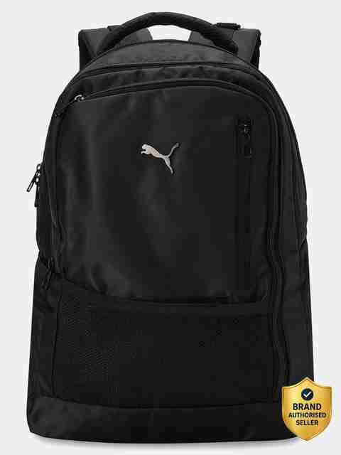 PUMA 15.36 L Backpack Bloom 01 Lightweight Casual School Bag Neon Orange For Women (Black) - Image 5