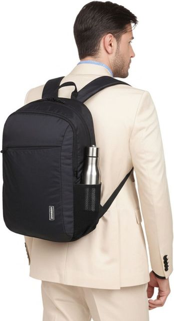 ONEGO Medium 30L Laptop Backpack Black - Image 8