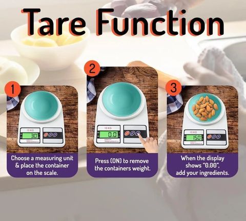 ELIGHTWAY ELECTRONIC KITCHEN MEASUREMENT WEIGHT SCALE Balance Scale (Balance) - Image 7