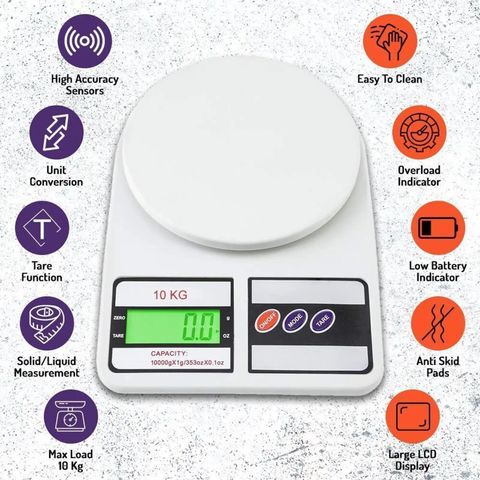 ELIGHTWAY ELECTRONIC KITCHEN MEASUREMENT WEIGHT SCALE Balance Scale (Balance) - Image 8