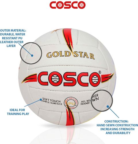 COSCO GOLD STAR Volleyball - Size: 4 (Standard, Pack of 1, Multicolor) - Image 7