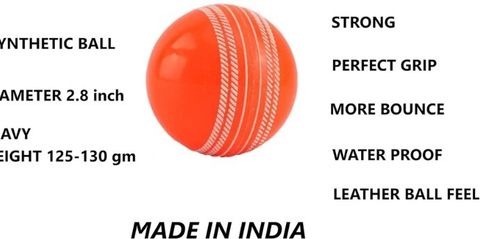p sports Wind Ball Pack of 1 Made in India Smooth Cricket Synthetic Ball Standard Cricket Synthetic Ball (Standard, Pack of 1, Multicolor) - Image 8