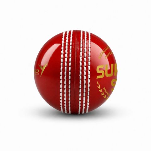 Jaspo Super-90 Leatherette Cricket Ball, Red, Pack of 1 - Image 7
