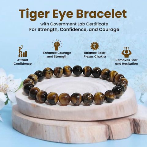 GoldAura Tiger's Eye Crystal Bracelet - Image 6