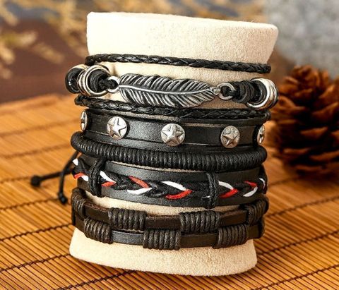 StyleZoo Leather Rhodium Bracelet - Image 6
